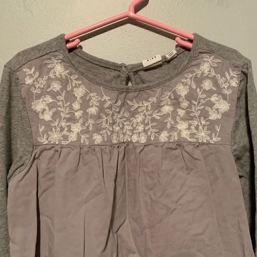 Girl's Floral Gap Shirt